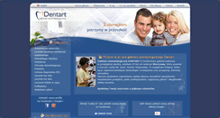 Desktop Screenshot of dentart.pl