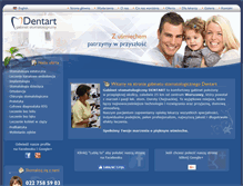 Tablet Screenshot of dentart.pl