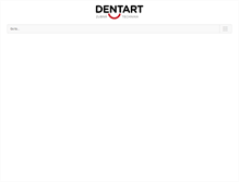 Tablet Screenshot of dentart.sk